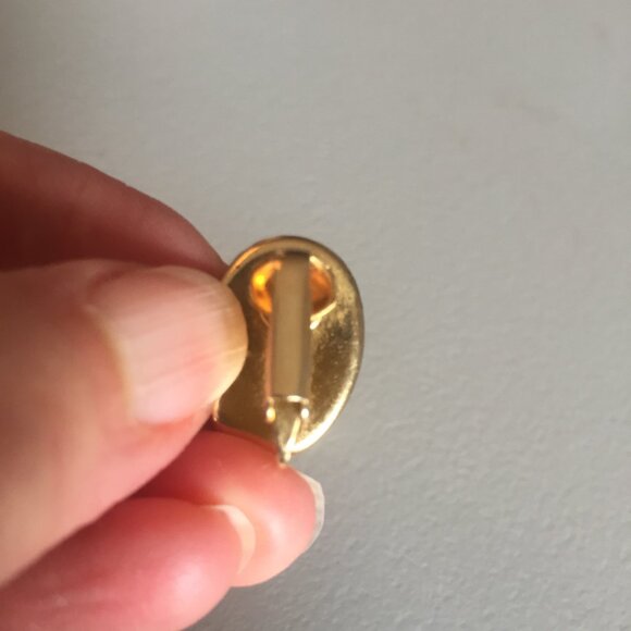 Miniature Framed Needle Point Earrings - Picture 3 of 9